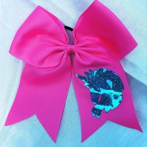 Girls unicorn hair bow